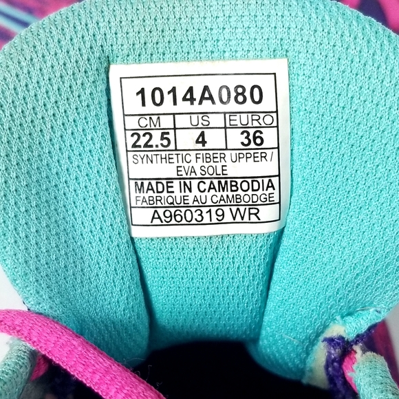 ASICS Soulyte 'Gentry Purple Ice Mint' 1014A080 Women's shoes size 4 - Picture 3 of 10